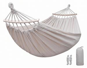Hojdacia sieť ZENVIO COMFORT 200x80 cm, biela + taška zdarma