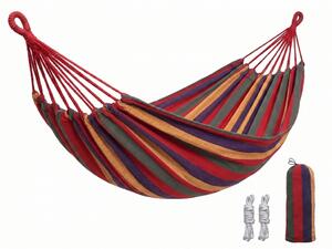 Hojdacia sieť ZENVIO 200x100 cm, červená + taška zdarma