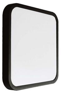 V-TAC Čierny hranatý LED panel 24W na povrch IP44, Teplá biela 2500 - 3000K