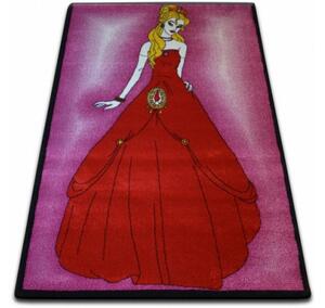 Detský koberec Kids Princess ružový C425