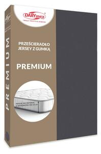 JERSEY PRESTIERADLO PREMIUM 90X200 CM TMAVOSIVÉ