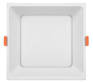 Vstavané LED 24W hranaté svietidlo biele, IP44 (LED-IN01S-UGR/CCT/24W)