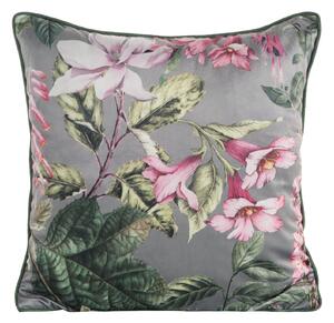 DEKORAČNÁ OBLIEČKA NA VANKÚŠ VELVET 108 45X45 CM KVETY