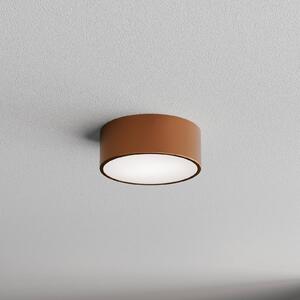 Stropné svietidlo Cleo 200, medené, senzor, IP54, Ø 20 cm, kov, Meď, Chodba, kov, Moderný, Závesné svietidlo