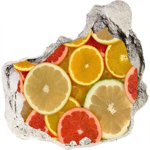 Fototapeta diera na stenu 3D Citrusové ovocie nd-p-75221709