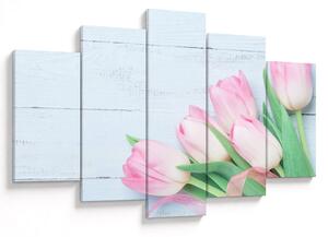 Obraz - Kytica tulipánov (150x105 cm)