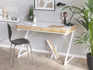 Písací stôl 120x60 cm Florencio (biela). Vlastná spoľahlivá doprava až k Vám domov. 1035570
