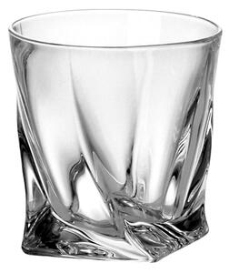 Bohemia Crystal Poháre na whisky Quadro 2K936/0/99A44/340ml ( set po 6 ks)