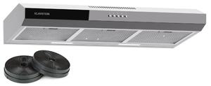 Klarstein Contempo 90, digestor, 90 cm, podskrinkový, 200 m³/h, LED, akryl, nehrdzavejúca oceľ