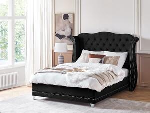 Manželská posteľ 140 cm Aidan (čierna) (s roštom). Vlastná spoľahlivá doprava až k Vám domov. 1077844