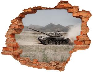 Nálepka fototapeta 3D výhľad Tank v púšti nd-c-85502732