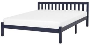Manželská posteľ 180 cm FLORIS (s roštom) (modrá). Vlastná spoľahlivá doprava až k Vám domov. 1007276