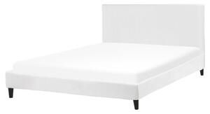 Manželská posteľ 160 cm FUTTI (s roštom) (biela). Vlastná spoľahlivá doprava až k Vám domov. 1022925