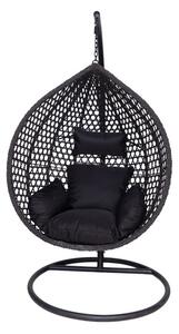 Závesné kreslo RELAX čierne FAT4828
