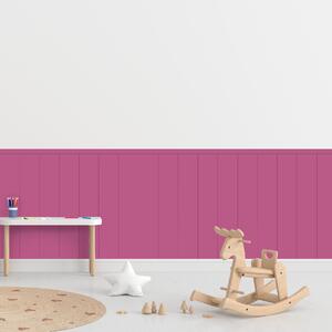 PIPPER. Textilná samolepiaca tapeta - Obdĺžnik - Cukríkovo ružová farba Farba: Tmavá, Veľkosť: 80 cm
