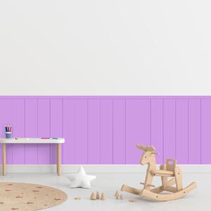 PIPPER. Textilná samolepiaca tapeta - Obdĺžnik - Fialová farba Farba: Bledá, Veľkosť: 80 cm