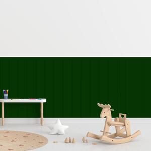 PIPPER. Textilná samolepiaca tapeta - Obdĺžnik - Fľaškovozelená farba Farba: Tmavá, Veľkosť: 100 cm