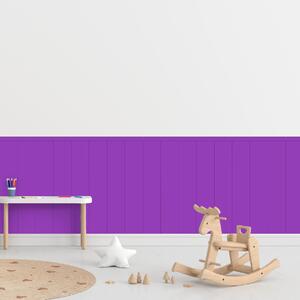 PIPPER. Textilná samolepiaca tapeta - Obdĺžnik - Fialová farba Farba: Tmavá, Veľkosť: 80 cm