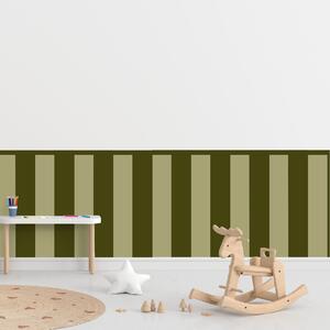 PIPPER. Textilná samolepiaca tapeta - Obdĺžnik - Khaki farba Farba: Kombinácia, Veľkosť: 80 cm