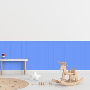 PIPPER. Textilná samolepiaca tapeta - Obdĺžnik - Modrá farba Farba: Tmavá, Veľkosť: 80 cm