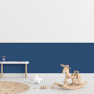 PIPPER. Textilná samolepiaca tapeta - Obdĺžnik - Tmavomodrá farba Farba: Tmavá, Veľkosť: 80 cm