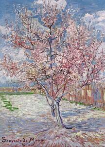 Umelecká tlač Souvenir de Mauve - Pink Peach Tree in Blossom, 1888, Vincent van Gogh