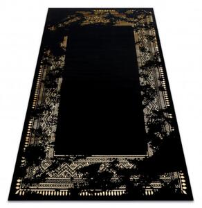 Koberec GLOSS 408C 86 Glamour - čierny, zlatý