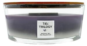 Vonná sviečka WoodWick Trilogy - Amethyst Sky 454 g