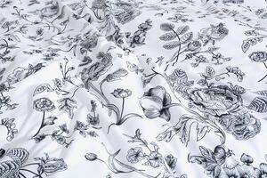 Obliečky z mikrovlákna s bavlneným efektom predľžené NAMALA biele