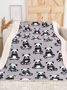 Baránková deka mikroplyš Exclusive 150 × 200 cm – Panda