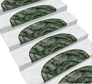 Zelené nášľapy na schody v súprave 16 ks 20x65 cm Marble Dream – Vitaus