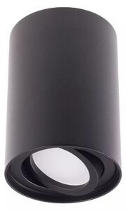 Čierne prisadené výklopné svietidlo guľaté GU10 – LED lustre a svietidlá > LED stropné svietidlá