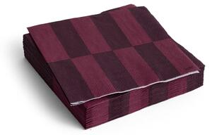 Papierové servítky Pattern Coctail Bordeaux/Wine – set 20 ks