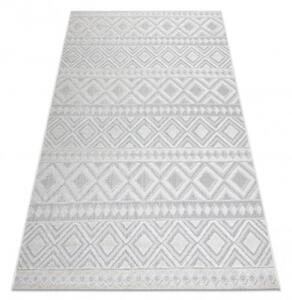 Koberec SOLE D3851 Boho, romby - ploské tkanie béžový
