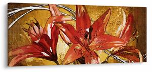 Obraz kvetov ľalií (120x50 cm)