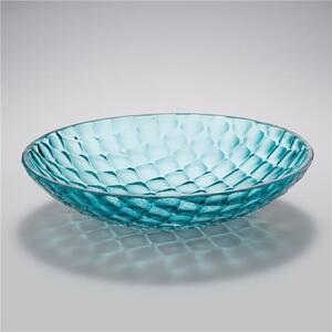 KRIŠTÁĽOVÁ MISA BOHEMIA TINY 25,5CM TYRKYSOVÁ