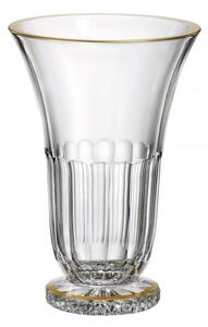 KRIŠTÁĽOVÁ VÁZA BOHEMIA ANITA GOLD 255MM