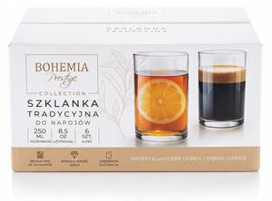 BOHEMIA PRESTIGE TRADITIONAL GLASSES POHÁR NA VODU 250ML SADA 6KS