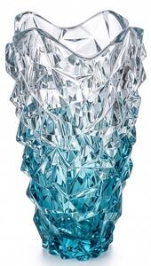 KRIŠTÁĽOVÁ VÁZA PRESTIGE CLIFF ICE BLUE 300MM