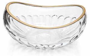 KRIŠTÁĽOVÁ MISA BOHEMIA ANITA GOLD MISA GONDOLA 255MM