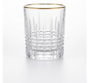 BOHEMIA PRESTIGE PERFECTO GOLD POHÁR NA WHISKY 300ML SADA 6KS