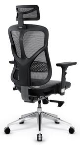 Kancelárska ergonomická stolička Diablo V-Basic: čierno-šedá