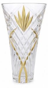 KRIŠTÁĽOVÁ VÁZA PRESTIGE MELODIA GOLD FAN 300MM