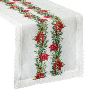 VIANOČNÝ BEHÚŇ NA STÔL XMAS5 40X140 CM VZOROVANÁ
