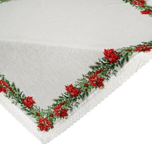 VIANOČNÝ OBRUS XMAS5 85X85 CM VZOROVANÁ