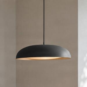 Lindby LED závesné svietidlo Florie, čierne, kovové, Ø 40 cm, Čierna, Obývacia izba / jedáleň, kov, Moderný, Závesné svietidlo