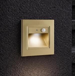 Brilagi - LED Schodiskové svietidlo so senzorom STEP LIGHT LED/1,5W/230V IP44 zlaté