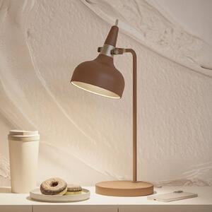 Paulmann Stolová lampa Juna STYLE, hnedá, výška 51 cm, kov, Hnedá / hrdzavá, Obývacia izba / jedáleň, kov, Moderný, Stojacie svietidlo