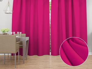 Biante Dekoračný záves Rongo RG-096 Fuchsiový 140x140 cm