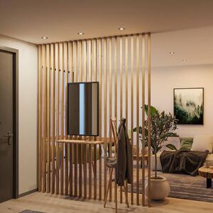 Paulmann zapustený bodový svietidlo BASE čierne 9 cm 4,9 W 827 otočné 3x, Čierna, Obývacia izba / jedáleň, kov, Moderný, Zapustené stropné svietidlo